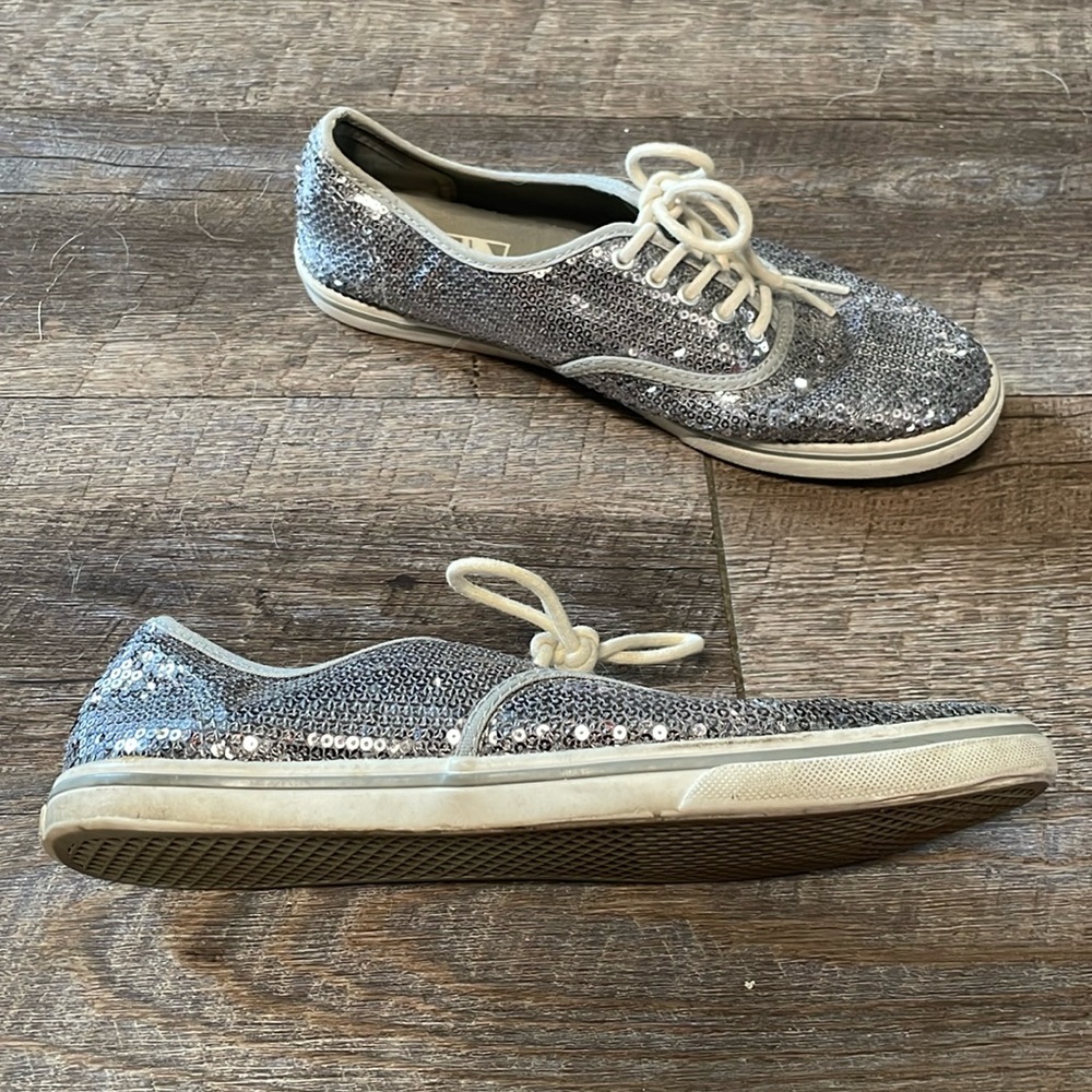 Vans sequin low top sneakers